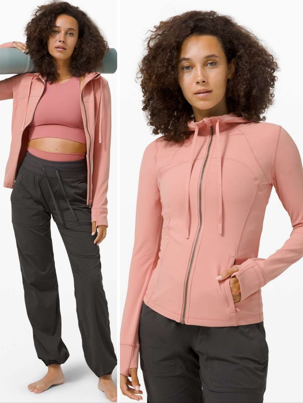 Lululemon Hooded Define Jacket *Nulu in Pink Pastel